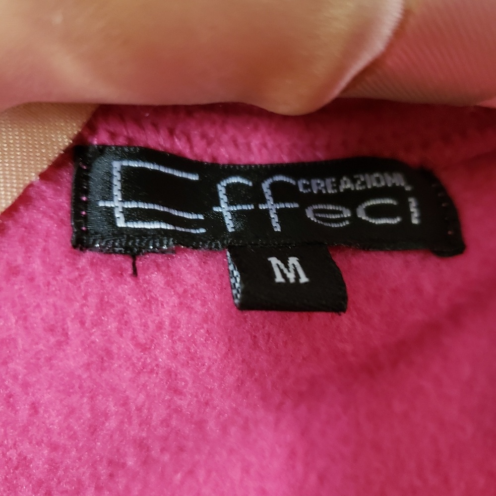 Ladies Pink Effeci Pink Jacket Size M-VB - Picture 2 of 2